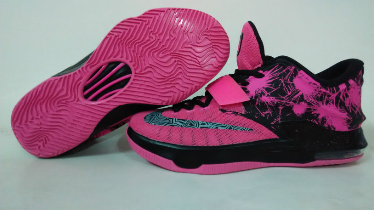 Women's Nike KD 7 Pink Black Shoes