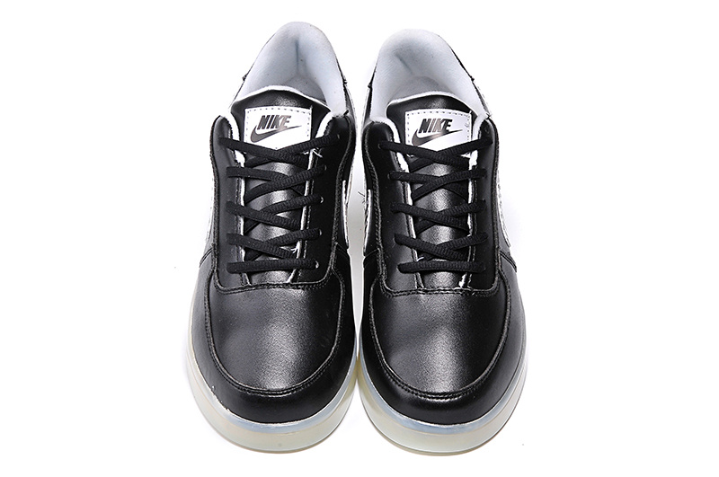 Top Leather Nike Air Force Chramatic Lamp Black Shoes