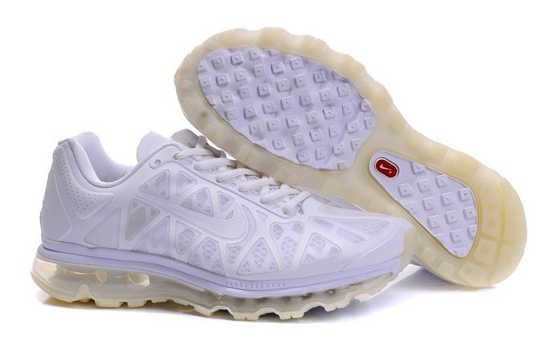 Women Nike Air Max 2009 5 Mesh Silver Grey Shoes - Click Image to Close