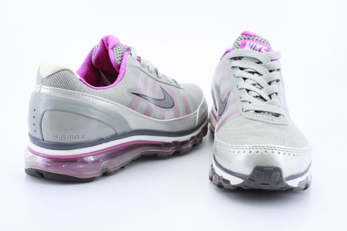 Women Nike Air Max 2009 Grey Silver Pink Shoes