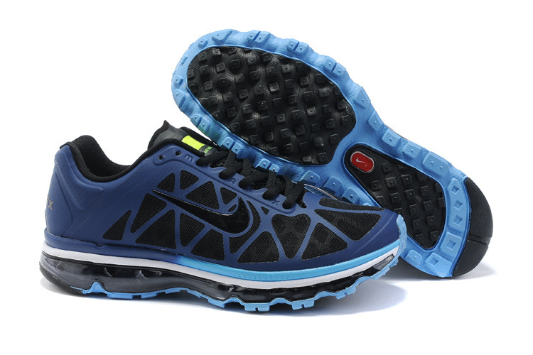 Women Nike Air Max 2011 Black Dark Blue Shoes