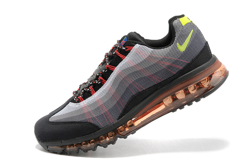 Women Nike Air Max 95 Black Orange Shoes - Click Image to Close