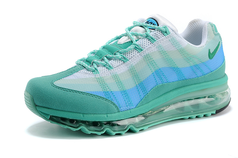 Women Nike Air Max 95 Green Blue Shoes