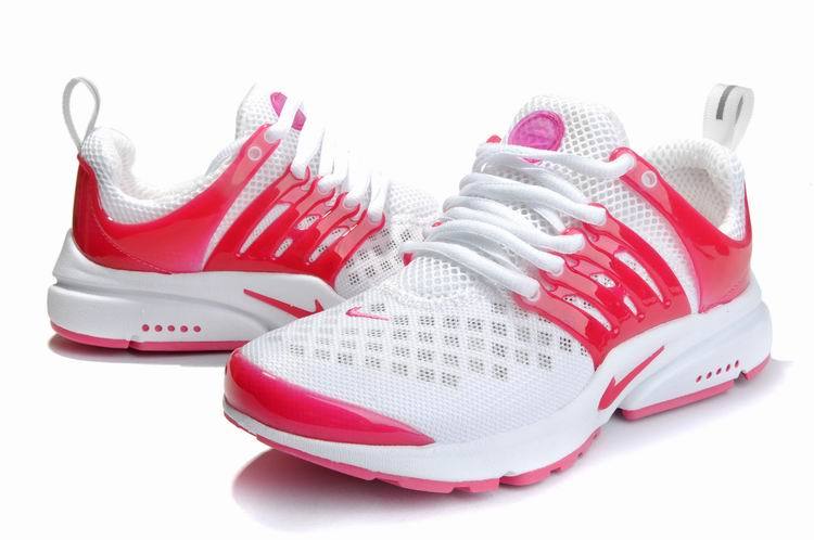 Women Nike Air Presto 2 Carve Grey Red Shoes With Holes - Click Image to Close