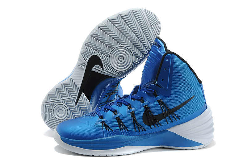 Women Nike HyperDunk 2013 XDR Blue Black Basketball Shoes - Click Image to Close