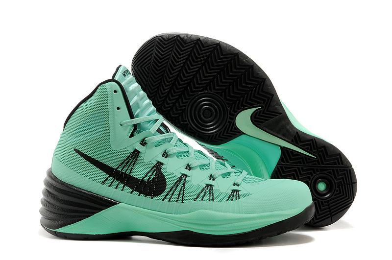 Women Nike HyperDunk 2013 XDR Green Black Basketball Shoes