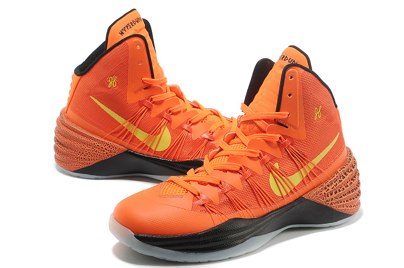 Women Nike HyperDunk 2013 XDR Orange Black Basketball Shoes