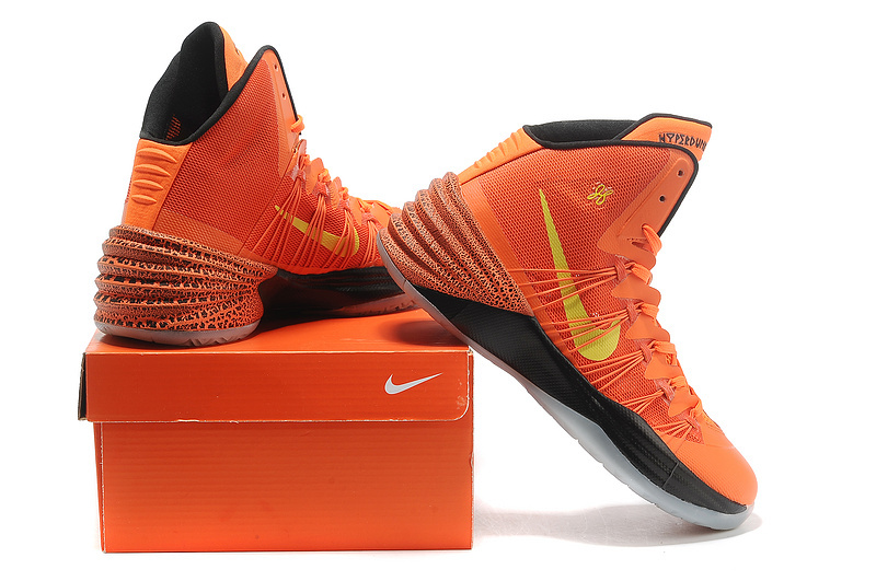 Women Nike HyperDunk 2013 XDR Orange Black Basketball Shoes