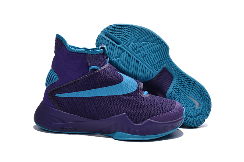 Women Nike Hyperrev 2015 Purple Blue Shoes - Click Image to Close