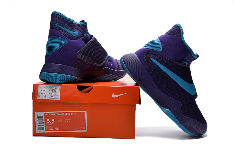 Women Nike Hyperrev 2015 Purple Blue Shoes - Click Image to Close