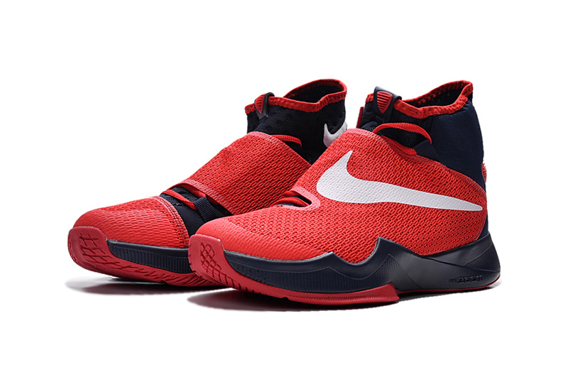 Women Nike Hyperrev 2015 Red Black White Shoes - Click Image to Close