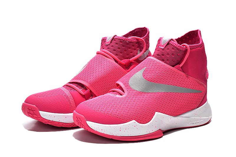 Women Nike Hyperrev 2016 Pink White Basketball Shoes