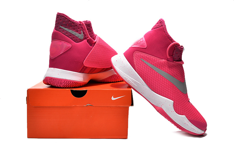 Women Nike Hyperrev 2016 Pink White Basketball Shoes