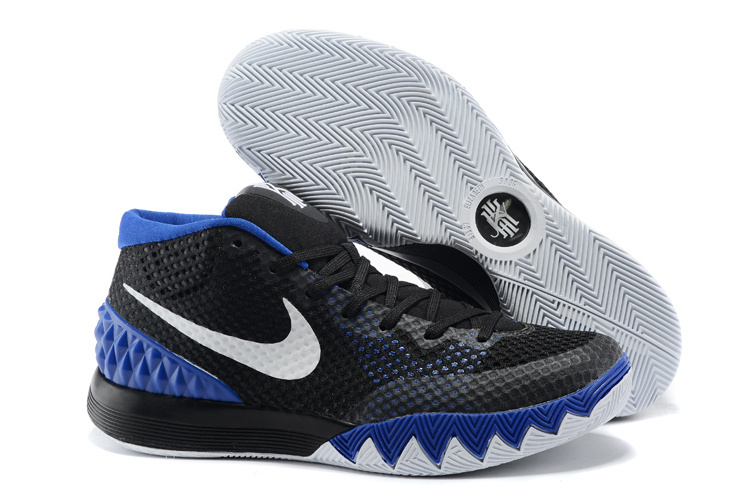Women Nike Kyrie 1 Black Blue Basketball Shoes