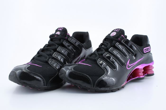 Women Nike Shox NZ Black Red Shoes