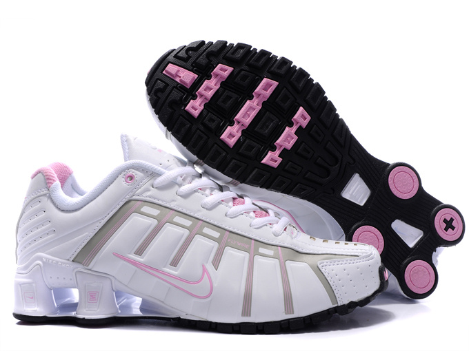 Women Nike Shox NZ III White Pink Shoes