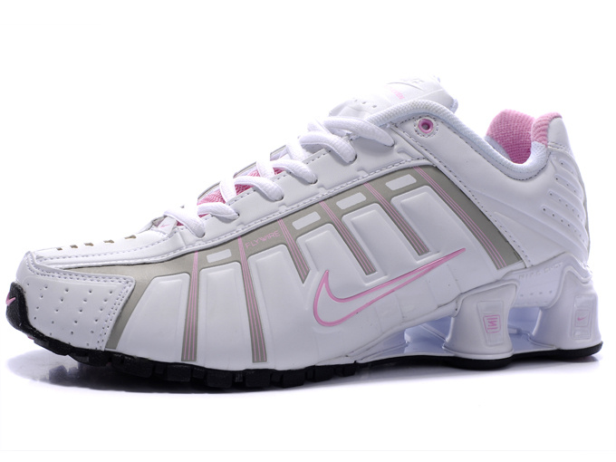 Women Nike Shox NZ III White Pink Shoes - Click Image to Close