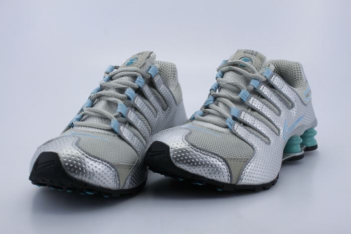 Women Nike Shox NZ Silver Grey Shoes