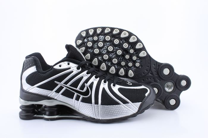 Women Nike Shox OZ Black Silver Shoes