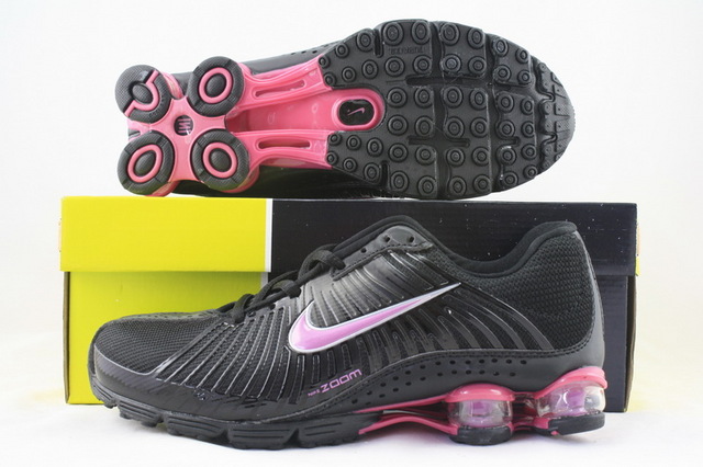 Women Nike Shox R1 Black Red Shoes