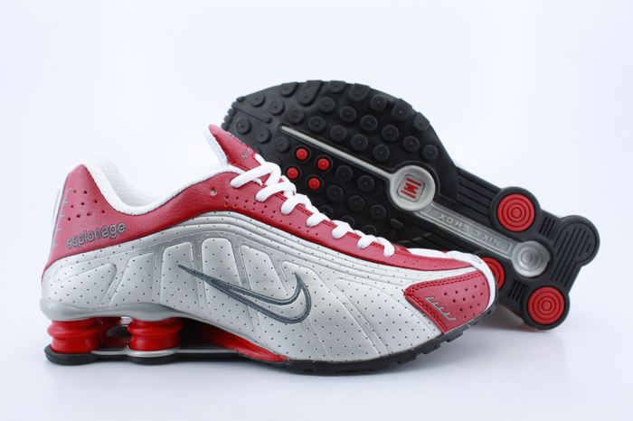 Women Nike Shox R4 Red White Footwear