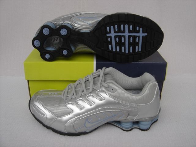 Women Nike Shox R5 Grey Silver Shoes