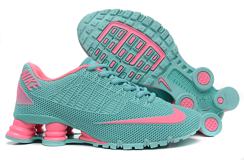 Women Nike Shox Turbo 21 Green Pink Shoes