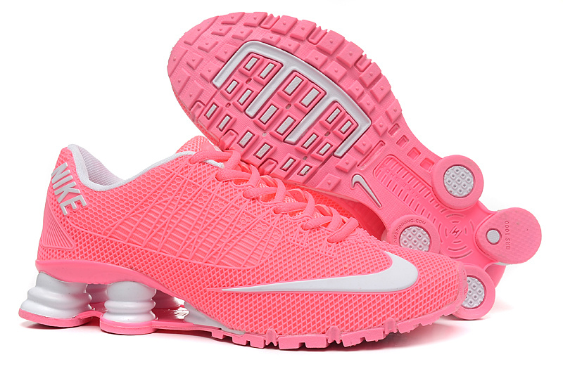 Women Nike Shox Turbo 21 Pink White Shoes