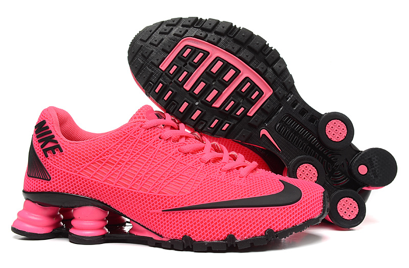 Women Nike Shox Turbo 21 Red Black Shoes - Click Image to Close