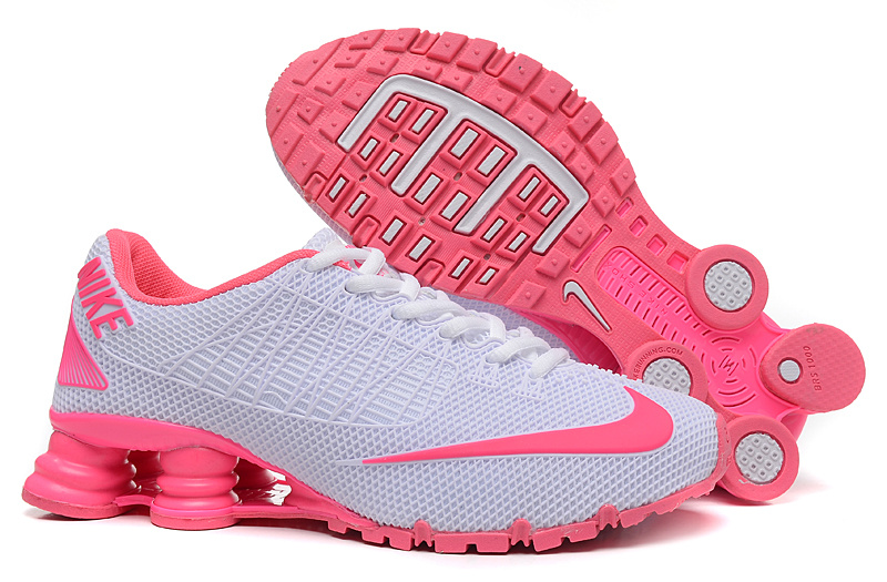 Women Nike Shox Turbo 21 White Pink Shoes