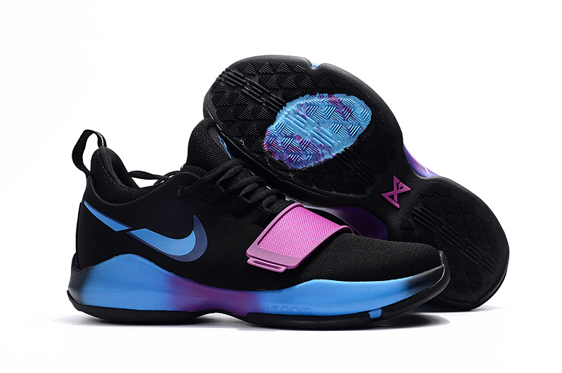 Women Nike Zoom PG 1 Black Blue Purple Shoes