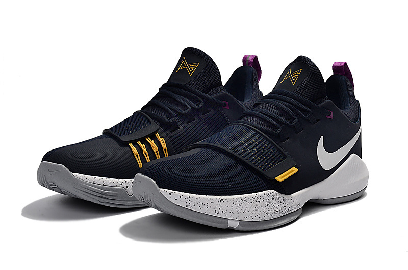 Women Nike Zoom PG 1 Black Yellow Shoes