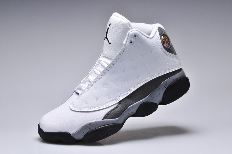 Nike Jordan 13 Oreo Shoes For Women White Grey Black - Click Image to Close