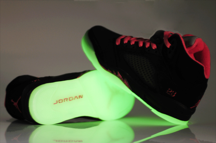 Nike Jordan 5 Midnigh Shoes For Women Black Pink