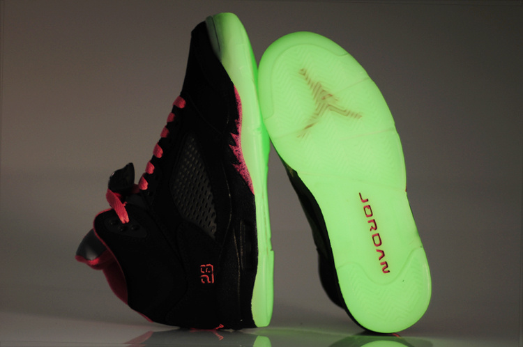 Nike Jordan 5 Midnigh Shoes For Women Black Pink