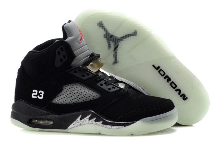 Nike Jordan 5 Midnigh Shoes For Women Black White