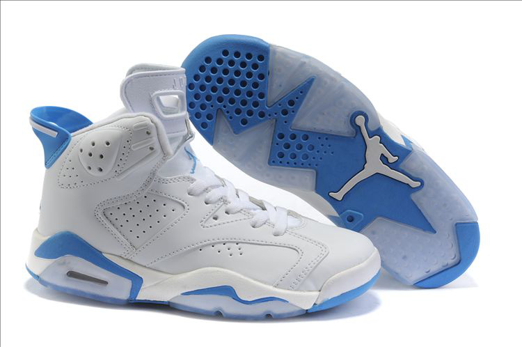 light blue jordans womens