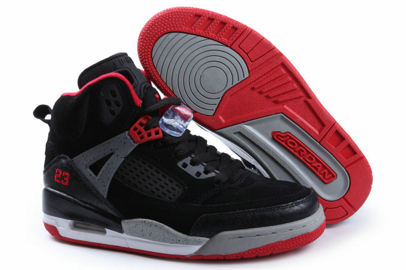 Nike Jordan Spizike Shoes For Women Black Grey Red - Click Image to Close