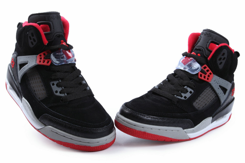 Nike Jordan Spizike Shoes For Women Black Grey Red - Click Image to Close