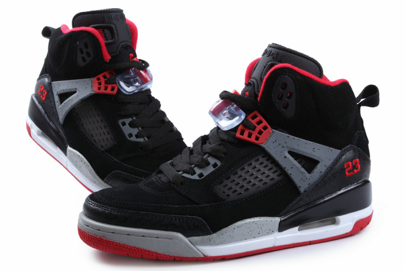 Nike Jordan Spizike Shoes For Women Black Grey Red