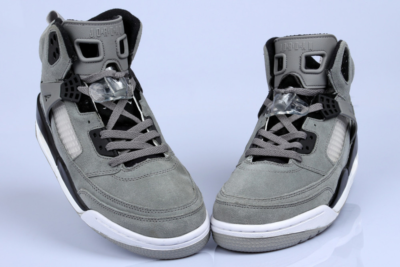 Nike Jordan Spizike Shoes For Women Grey Black White - Click Image to Close