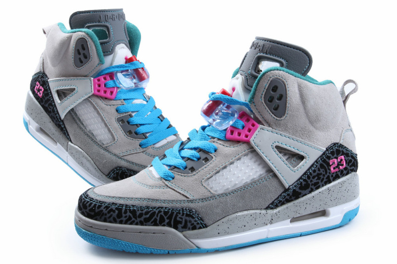 Nike Jordan Spizike Shoes For Women Grey Grey Blue