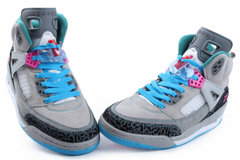 Nike Jordan Spizike Shoes For Women Grey Grey Blue - Click Image to Close