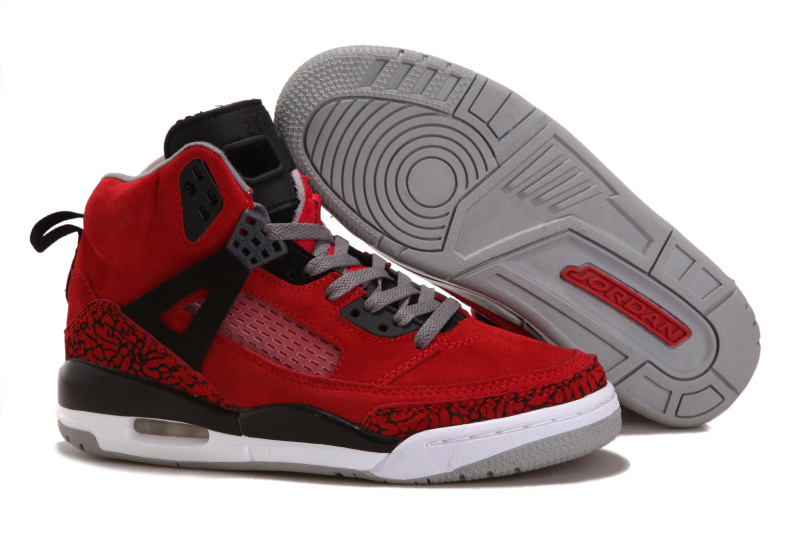 Nike Jordan Spizike Shoes For Women Red Black White - Click Image to Close