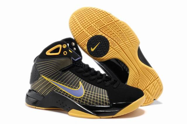 Womens Kobe Bryant Olympic Black Yellow Shoes - Click Image to Close