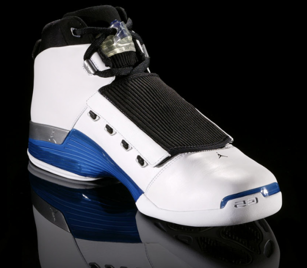 cool nike air jordan 17 og white college blue black shoes - Click Image to Close