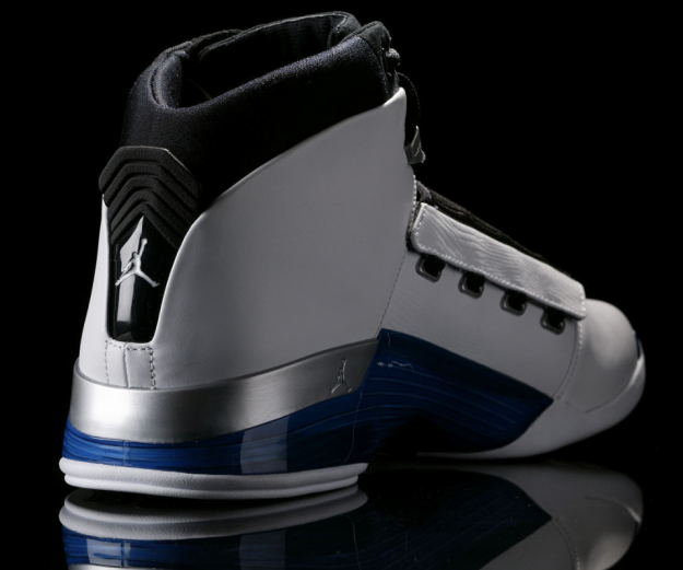 cool nike air jordan 17 og white college blue black shoes