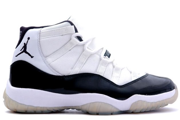 famous nike air jordan 11 concord white black shoes