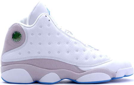 limited nike ari jordan 13 retro white grey blue shoes - Click Image to Close