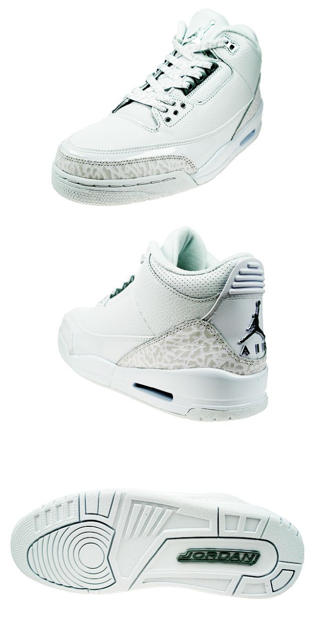 meaning nike jordan 3 retro pure money white metallic silver shoes